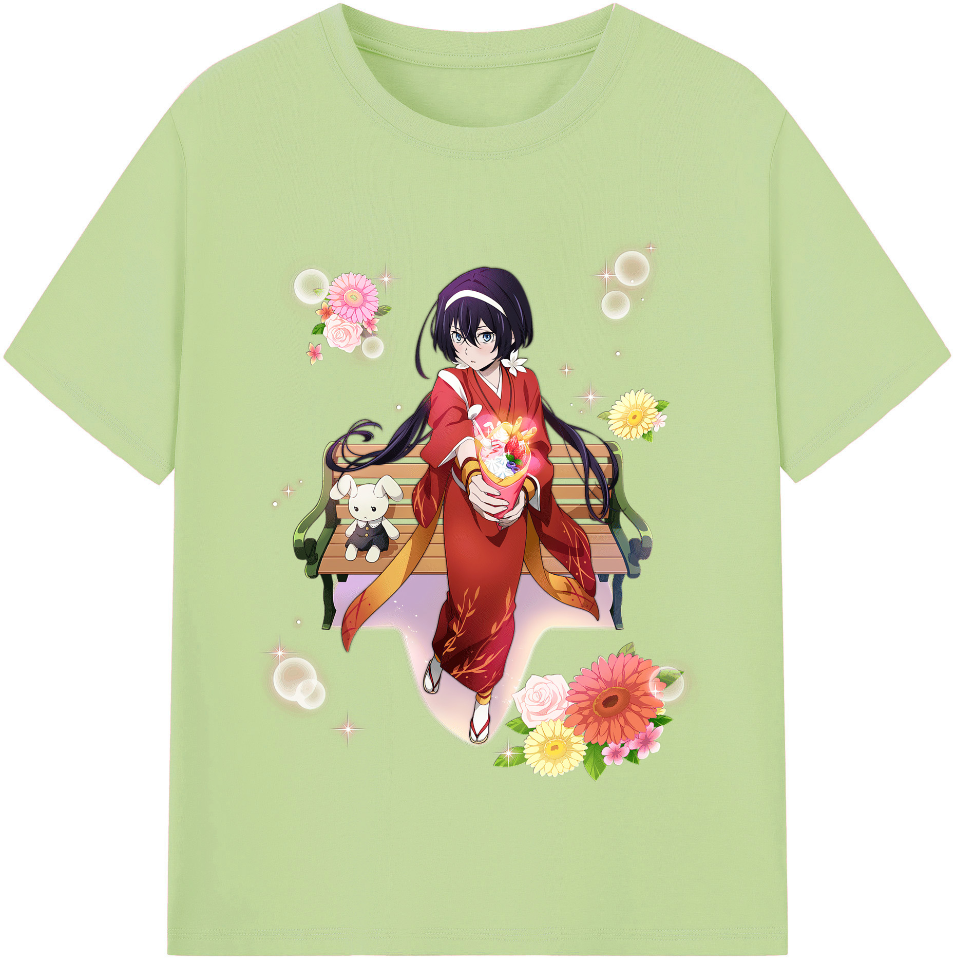 （画像用） 文豪ストレイドッグス Bungo Stray Dogs 綿100％半袖Tシャツ（フロントプリント）